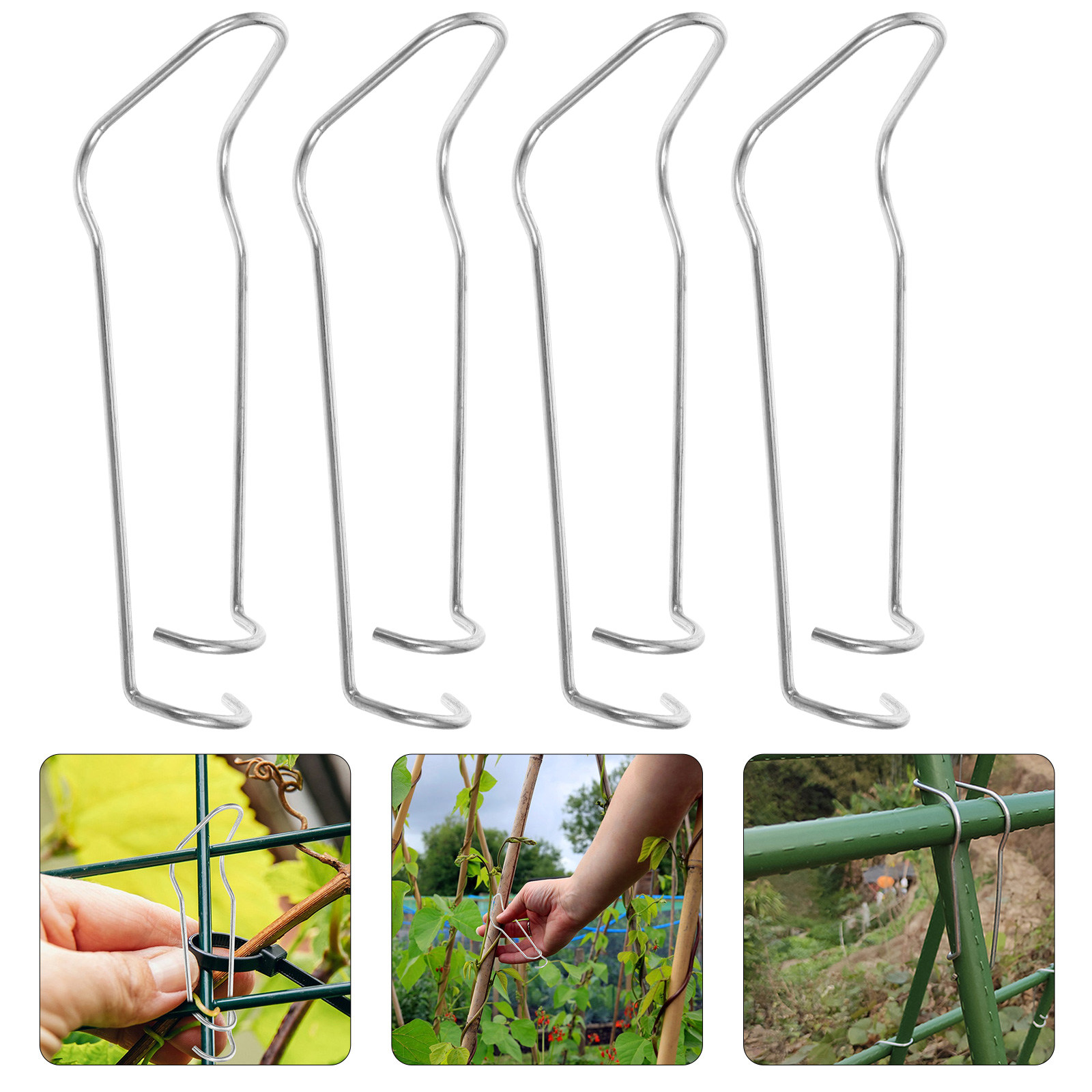 Plastic Pipe Clip - 20Pcs 16Mm Trellis Connectors Steel Pipe