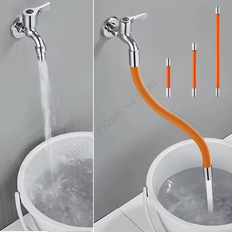 Flexible Hose Braided - 360° Rotation Universal Kitchen Faucet Extension