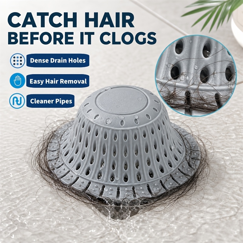 Silicone Foldable Hair Catcher - Drain Pipe Clip review and price