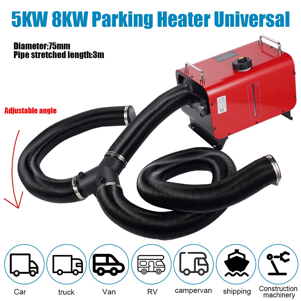 75mm Air Diesel Parking Heater - Flexible Hose Braided review and price