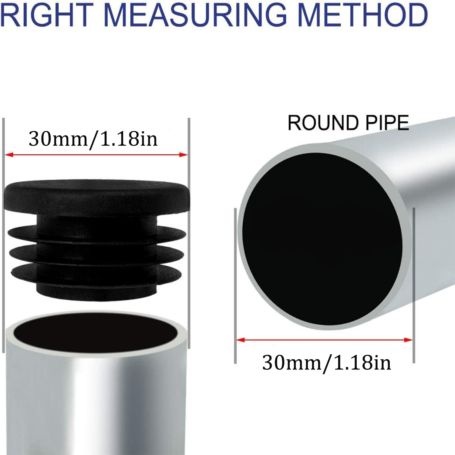 8-40Pcs Black Round Plastic Bl - Plastic Pipe Clip review and price
