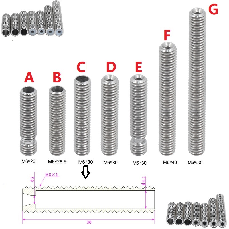 RAMPS 20PCS MK8 Throat M6 Thre - Ptfe Tape Thread review and price
