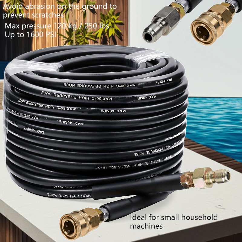 Sewer Jetter Kit,5800PSI 1.45m - Drain Pipe Clip review and price