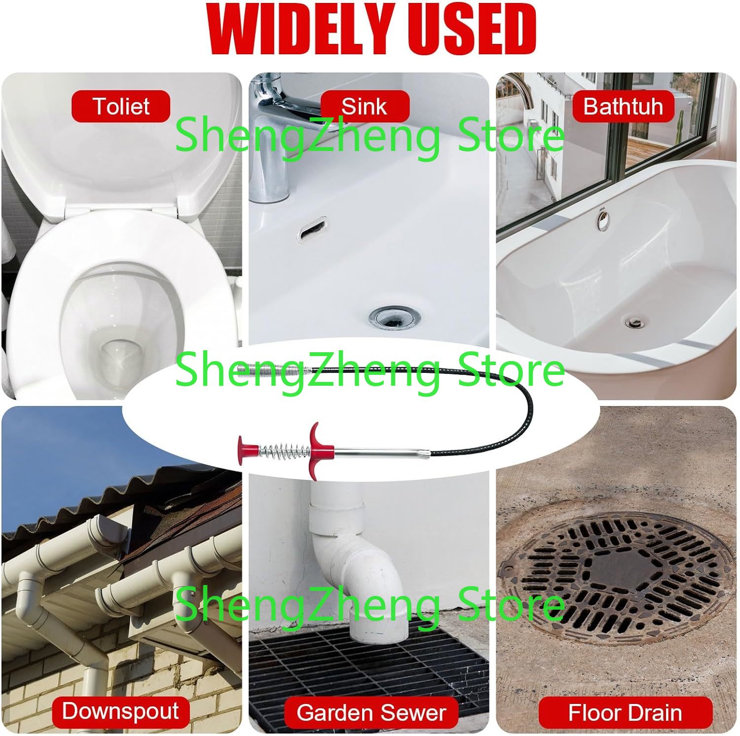 1Pcs Drain Snake Hair Drain Cl - Drain Snake Flexible review and price