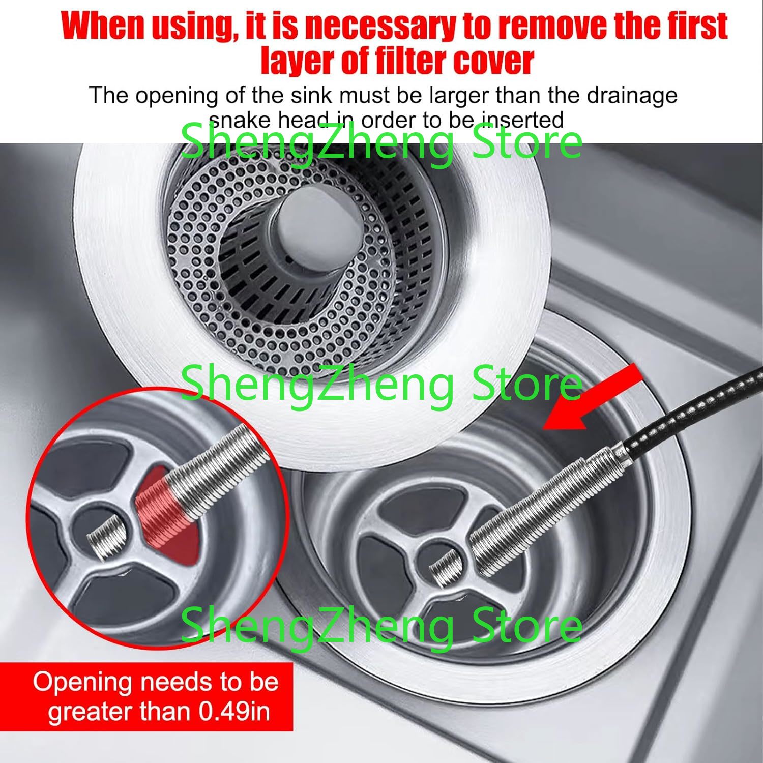 1Pcs Drain Snake Hair Drain Cl - Drain Snake Flexible review and price