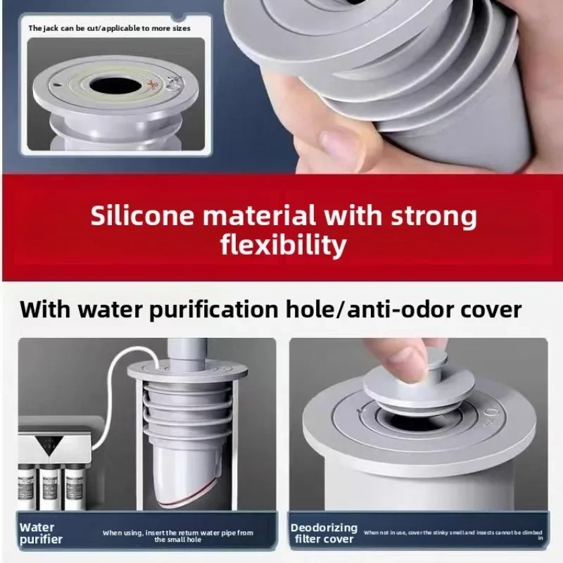 Connector Stopper Silicone Bat - Drain Pipe Clip review and price