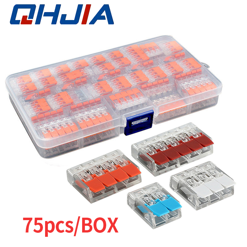 75PCS Mini Quick Lever Wire Ca - Push Fit Connector review and price