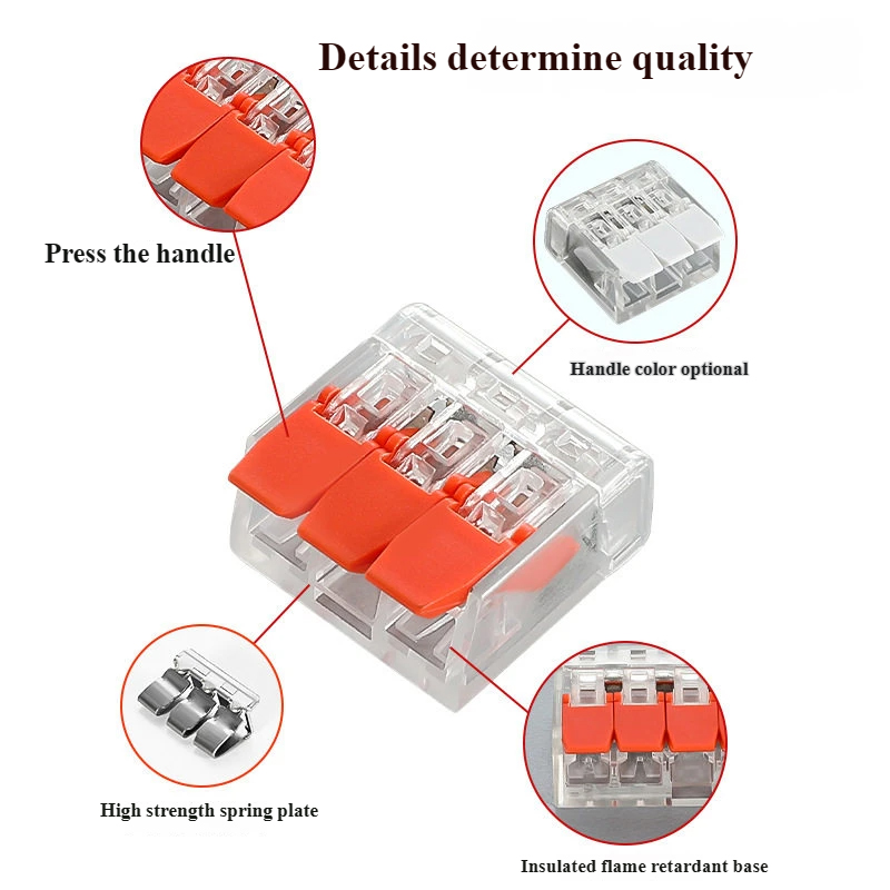 75PCS Mini Quick Lever Wire Ca - Push Fit Connector review and price
