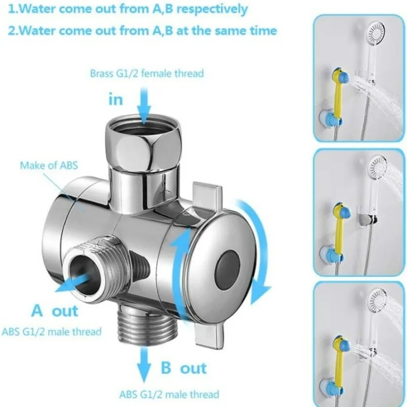  2/3 Way Adjustable Shower Di - Shower Valve Cartridge review and price