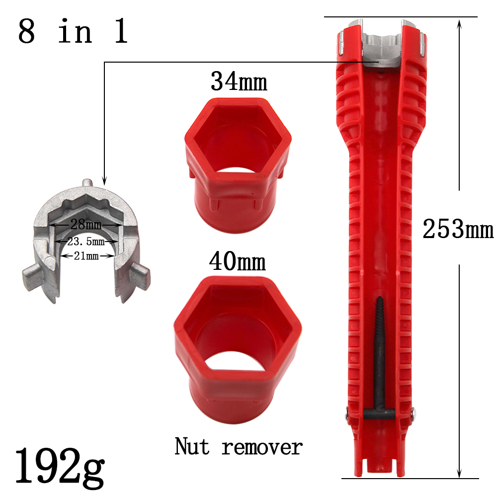 Three head red Sink wrench 8-i - Pipe Freeze Spray review and price