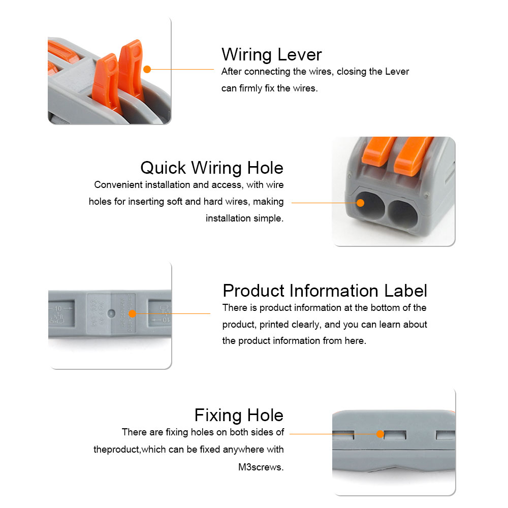 DIY GO 22PCS Lever Wire Connec - Push Fit Connector review and price