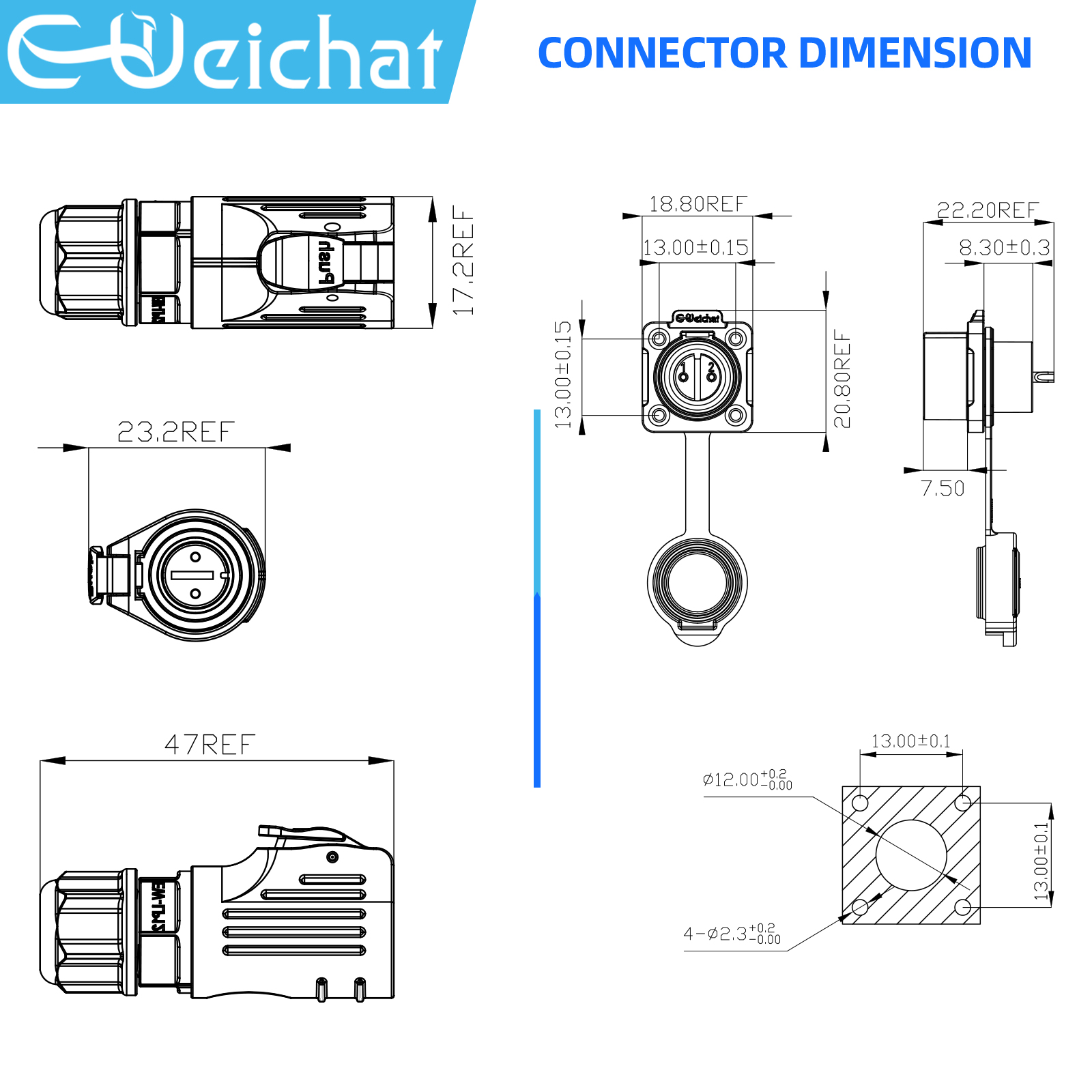 LP12 M12 IP68 Waterproof Outdo - Push Fit Connector review and price