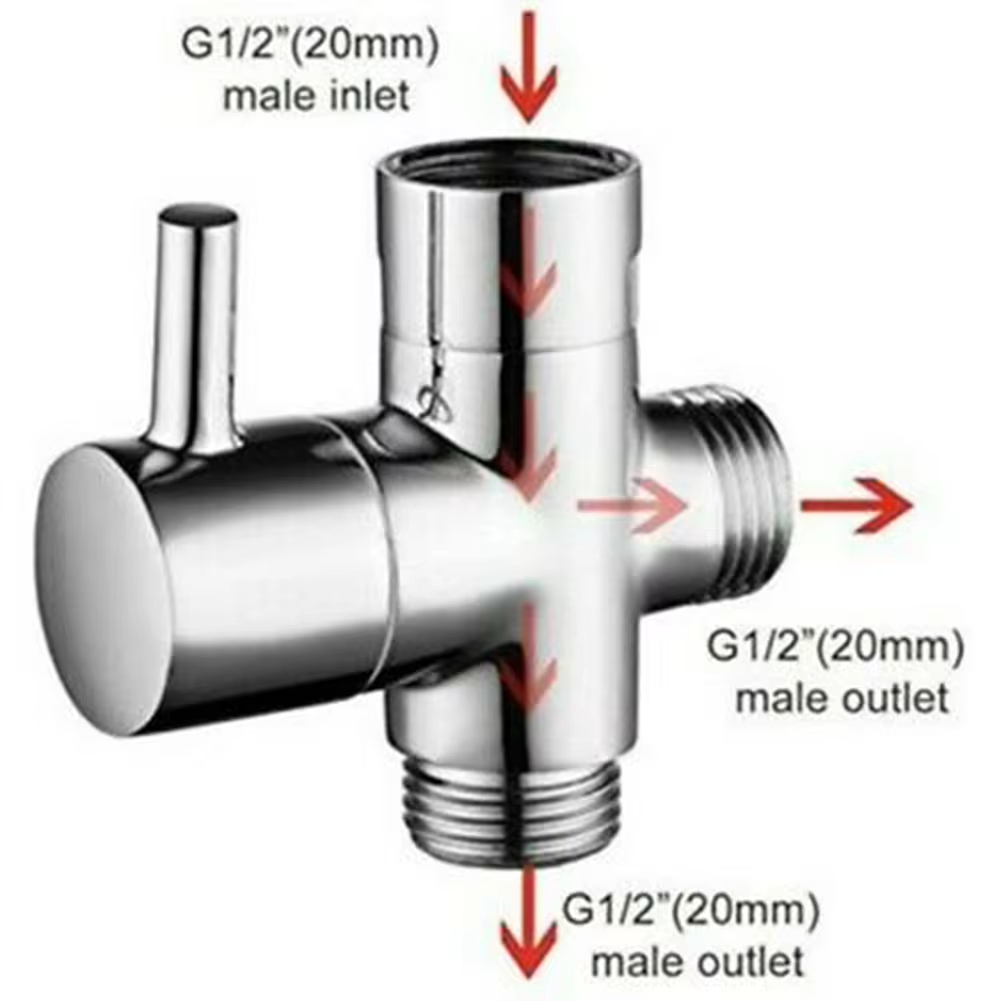 G1/2in 3 Way Diverter Valve T- - Shower Valve Cartridge review and price